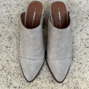 Nordstrom / Report Snakeskin Mules